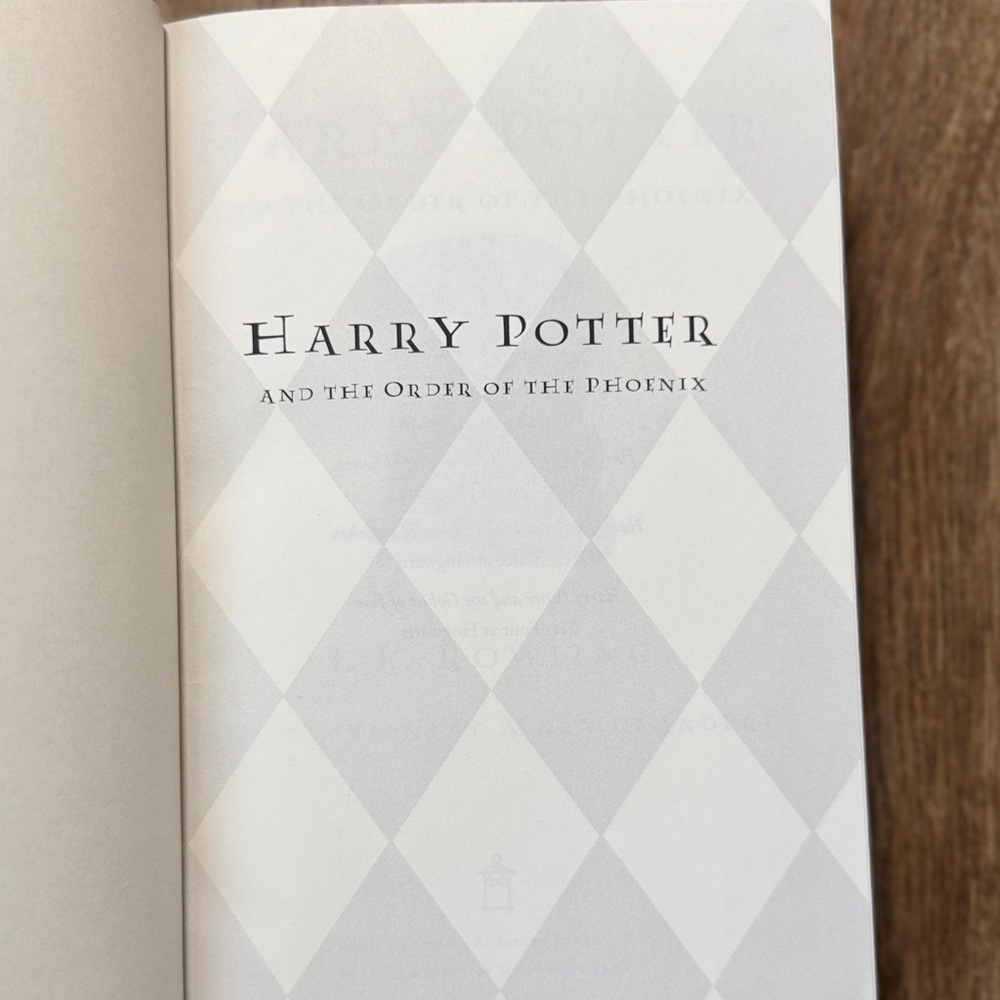 RARE W/ ERROR Harry Potter & the Order of the Phoenix (2003) DELUXE 1st Ed HC - Picture 6 of 9